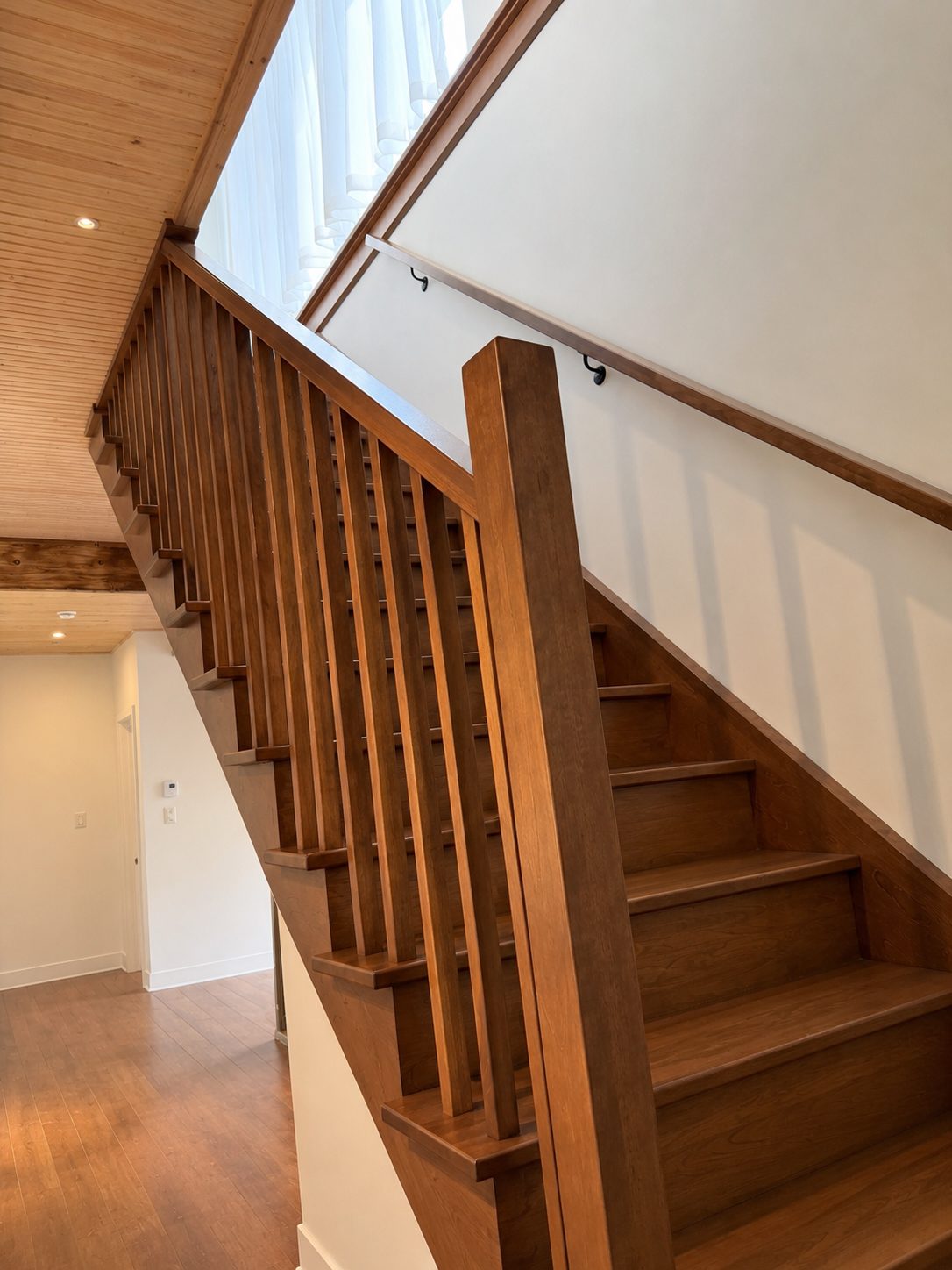 Staircase connecting the two levels